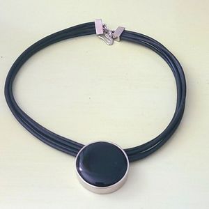 Ralph Lauren Silver♤Black Choker